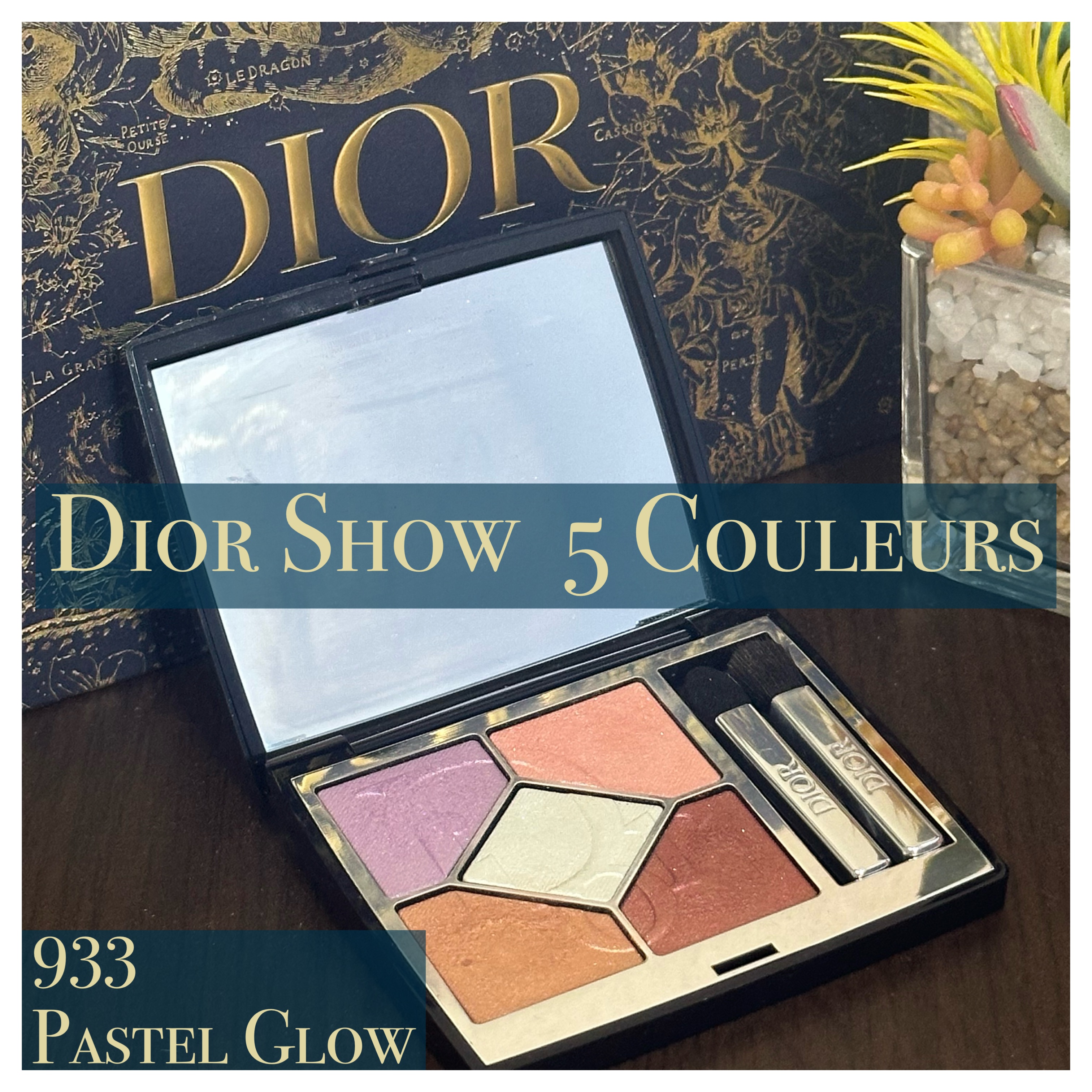 ディオールショウ サンク クルール 933 パステル グロウ/Dior/アイシャドウを使ったクチコミ（1枚目）