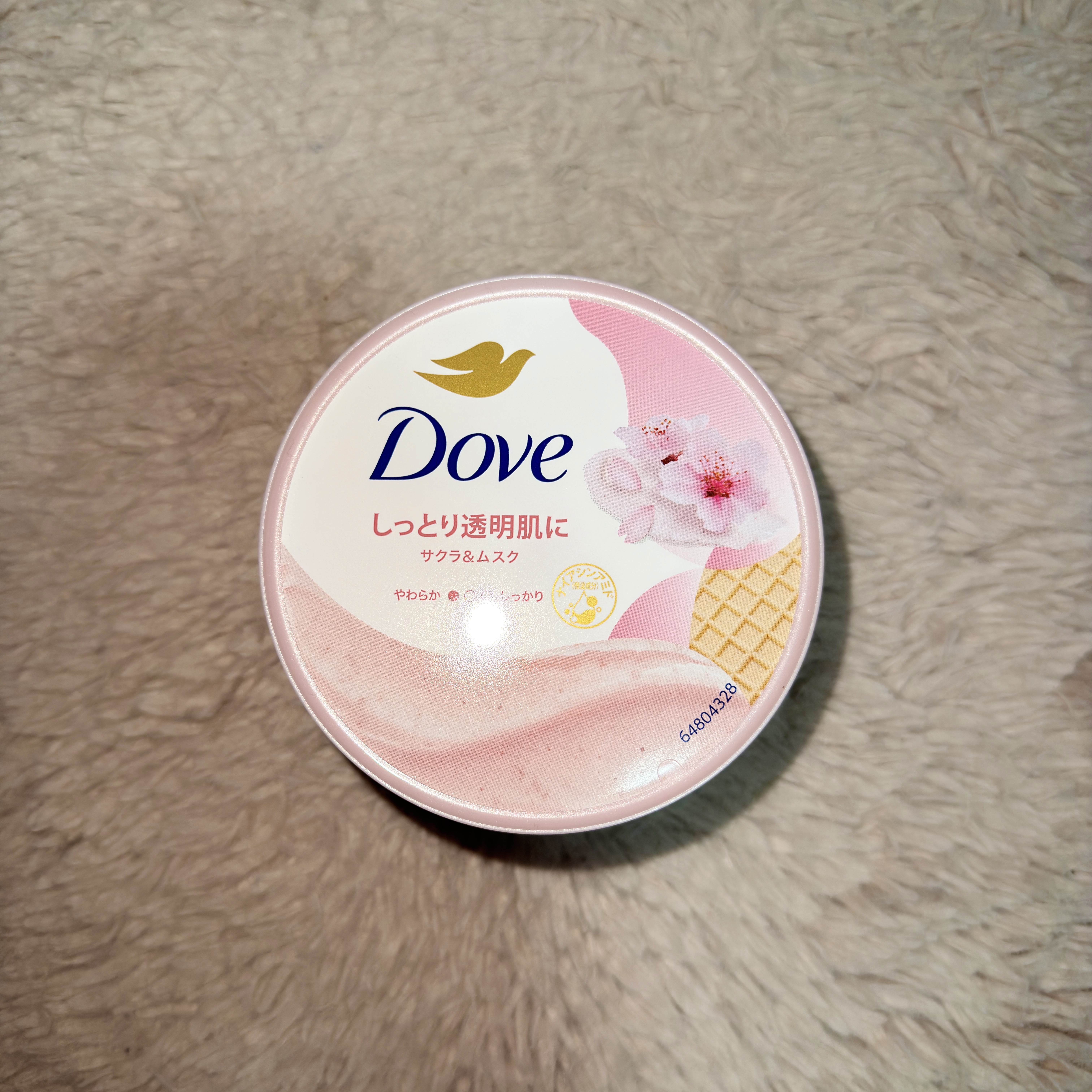 ダヴ ふわとろクリーミースクラブ サクラ＆ムスク/ダヴ/ボディスクラブを使ったクチコミ（1枚目）