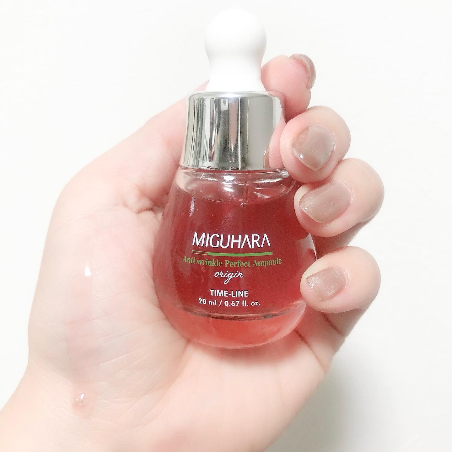 アンチリンクルエフェクトアンプルオリジン/MIGUHARA/美容液を使ったクチコミ（3枚目）