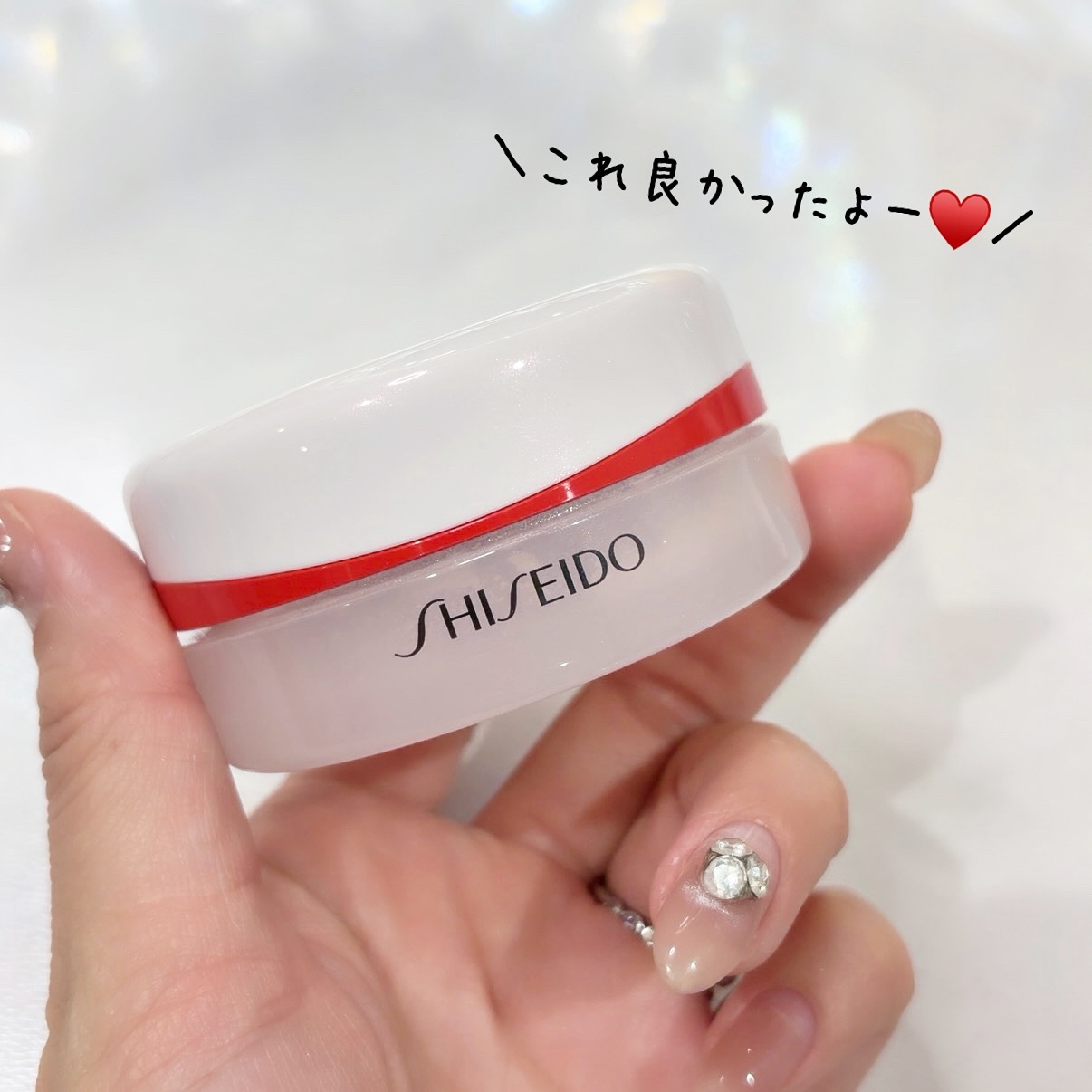 SHISEIDO エッセンス スキンセッティング パウダー 03 Pink Hydrating GLOW/SHISEIDO/ルースパウダーを使ったクチコミ（1枚目）