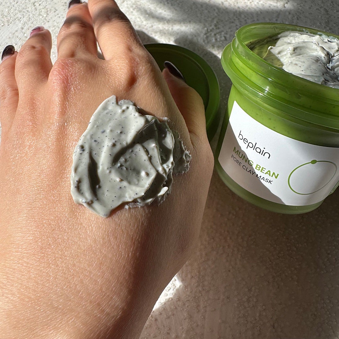 緑豆毛穴クレイパック/beplain/洗い流すパック・マスクを使ったクチコミ(5枚目)