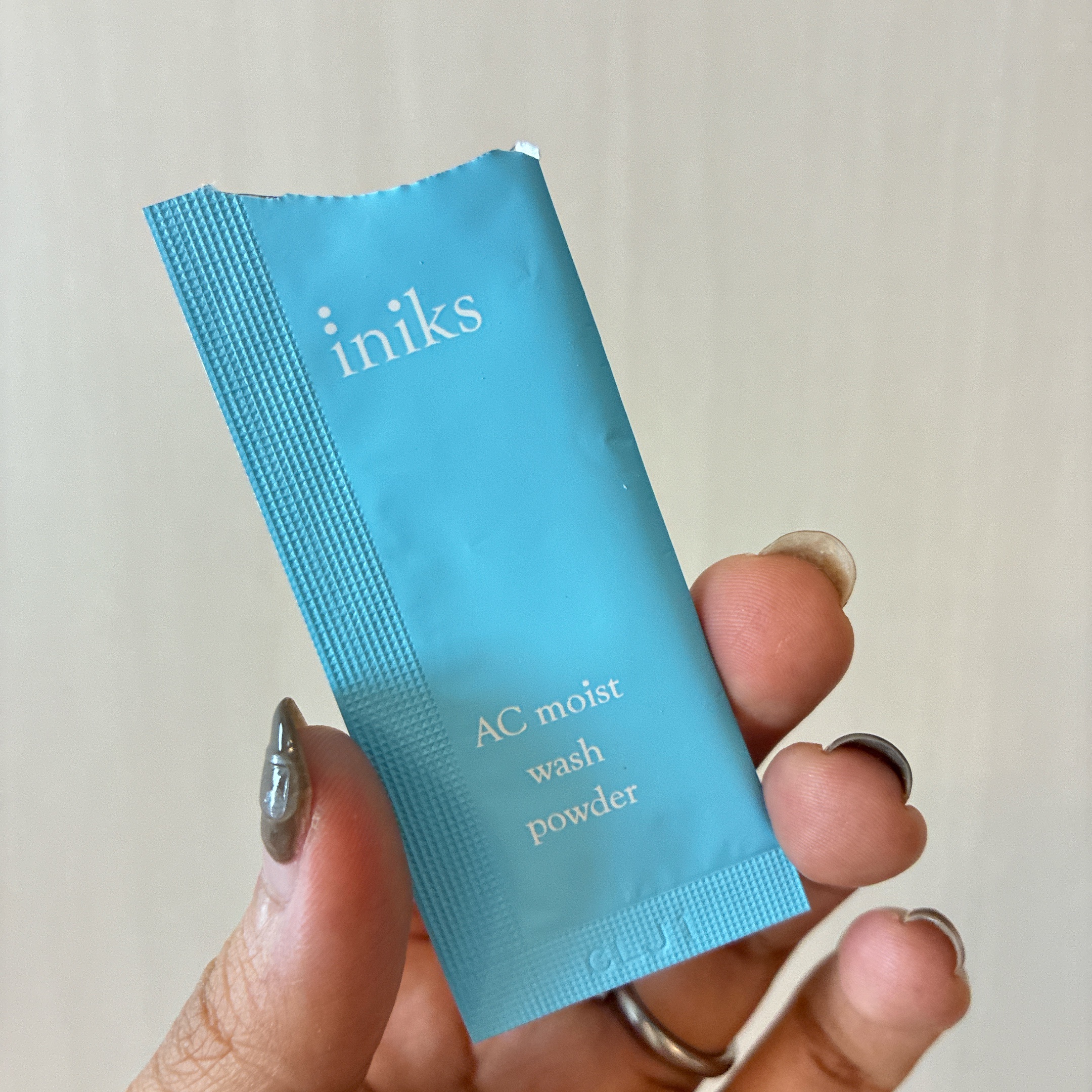 ACモイスト ウォッシュ パウダー/iniks/洗顔パウダーを使ったクチコミ（1枚目）