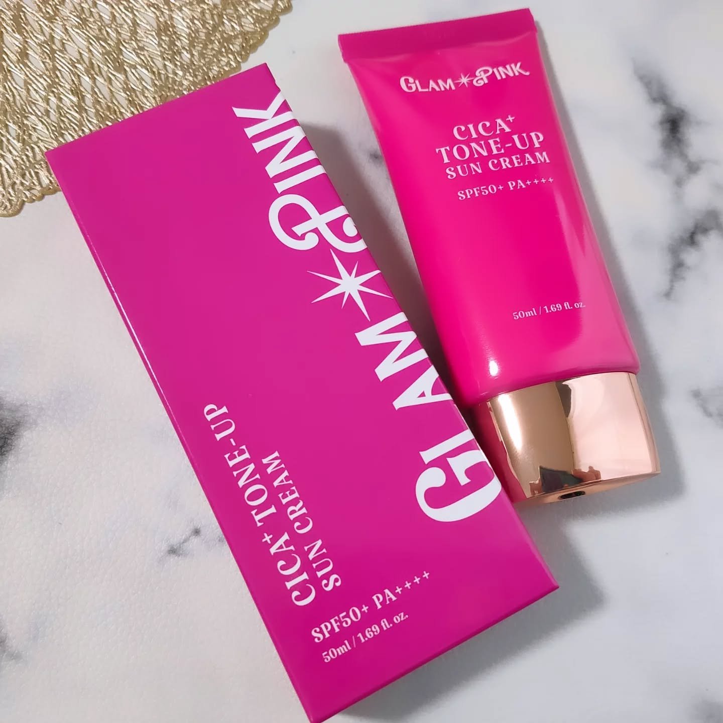 シカプラス トーンアップ サンスクリーン/Glam Pink/日焼け止めクリームを使ったクチコミ（2枚目）