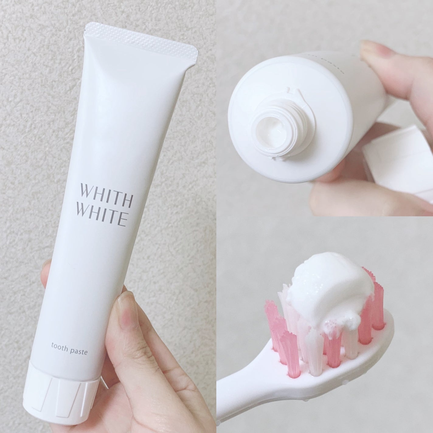 歯磨き粉/WHITH WHITE/歯磨き粉を使ったクチコミ(3枚目)