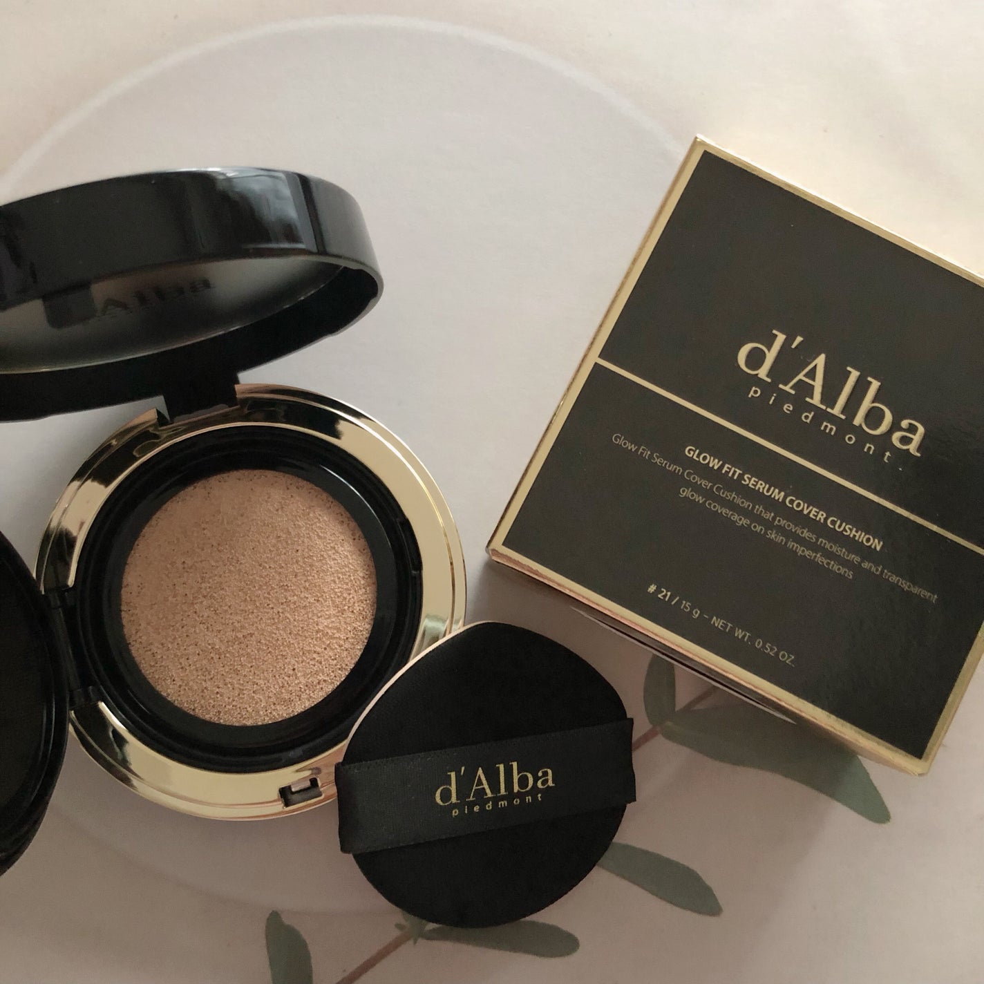 グロウフィットセラムカバークッション/ダルバ/クッションファンデーションを使ったクチコミ(1枚目)