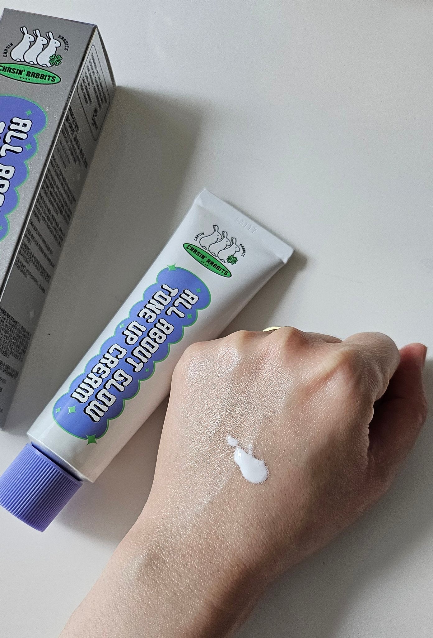 オールアバウトグロウトーンアップクリーム/CHASIN'RABBITS/化粧下地を使ったクチコミ(2枚目)