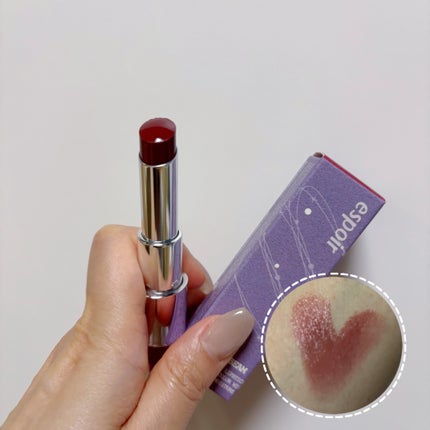 ノーウェアリップスティック バーミンググロー/espoir/口紅を使ったクチコミ(2枚目)