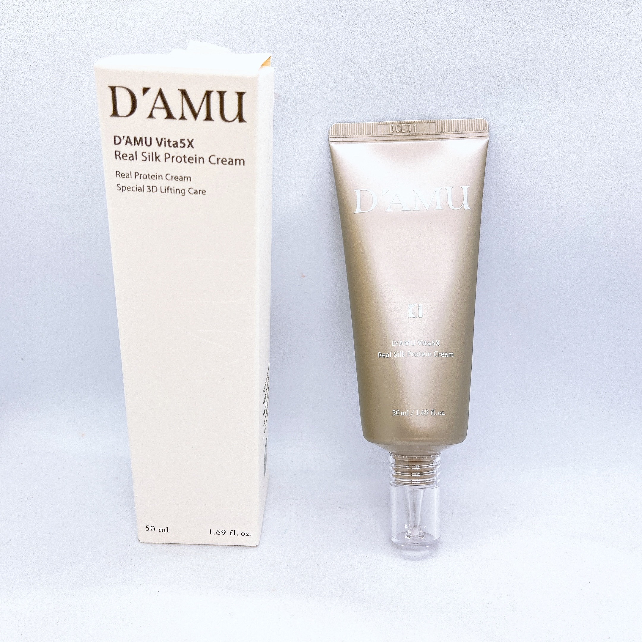 3Dリフティングリアルタンパク質クリーム/D'amu/フェイスクリームを使ったクチコミ（1枚目）