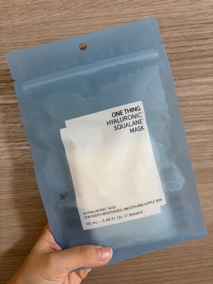 ヒアルロニック スクワランマスク/ONE THING/シートマスク・パックを使ったクチコミ(1枚目)