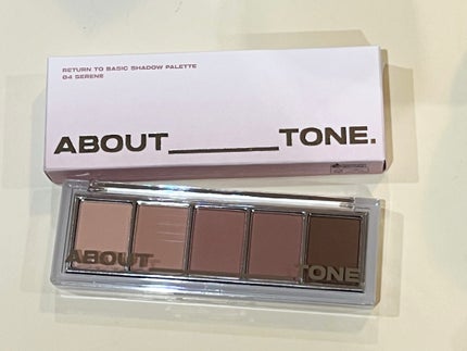 リターントゥーベーシックシャドウパレット/ABOUT TONE/アイシャドウパレットを使ったクチコミ(1枚目)