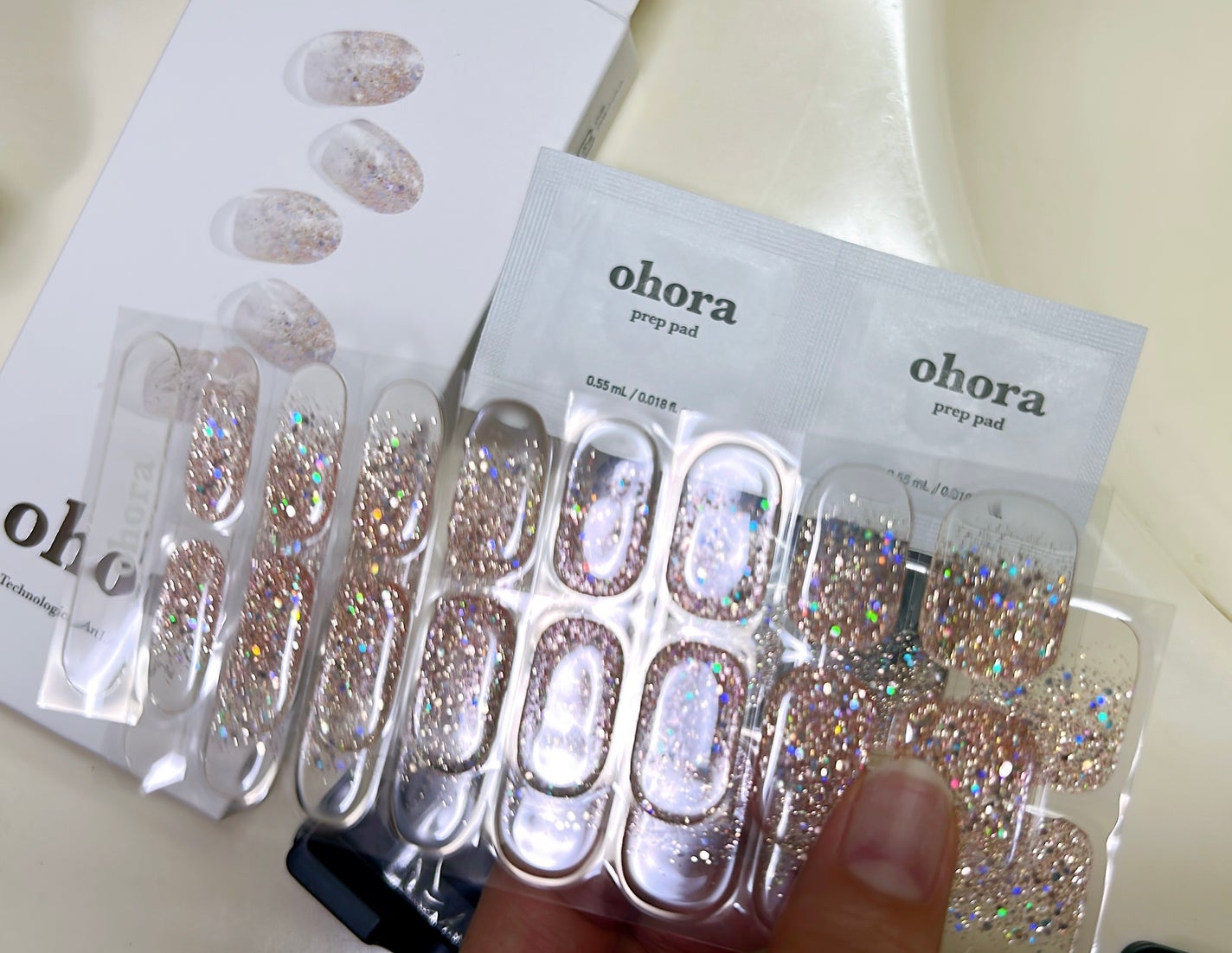 セミキュアジェルネイル(ハンド)/ohora/ネイルシールを使ったクチコミ(6枚目)