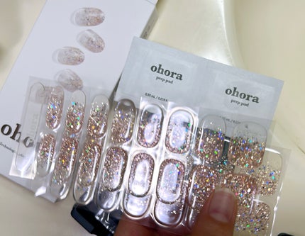 セミキュアジェルネイル(ハンド)/ohora/ネイルシールを使ったクチコミ(6枚目)