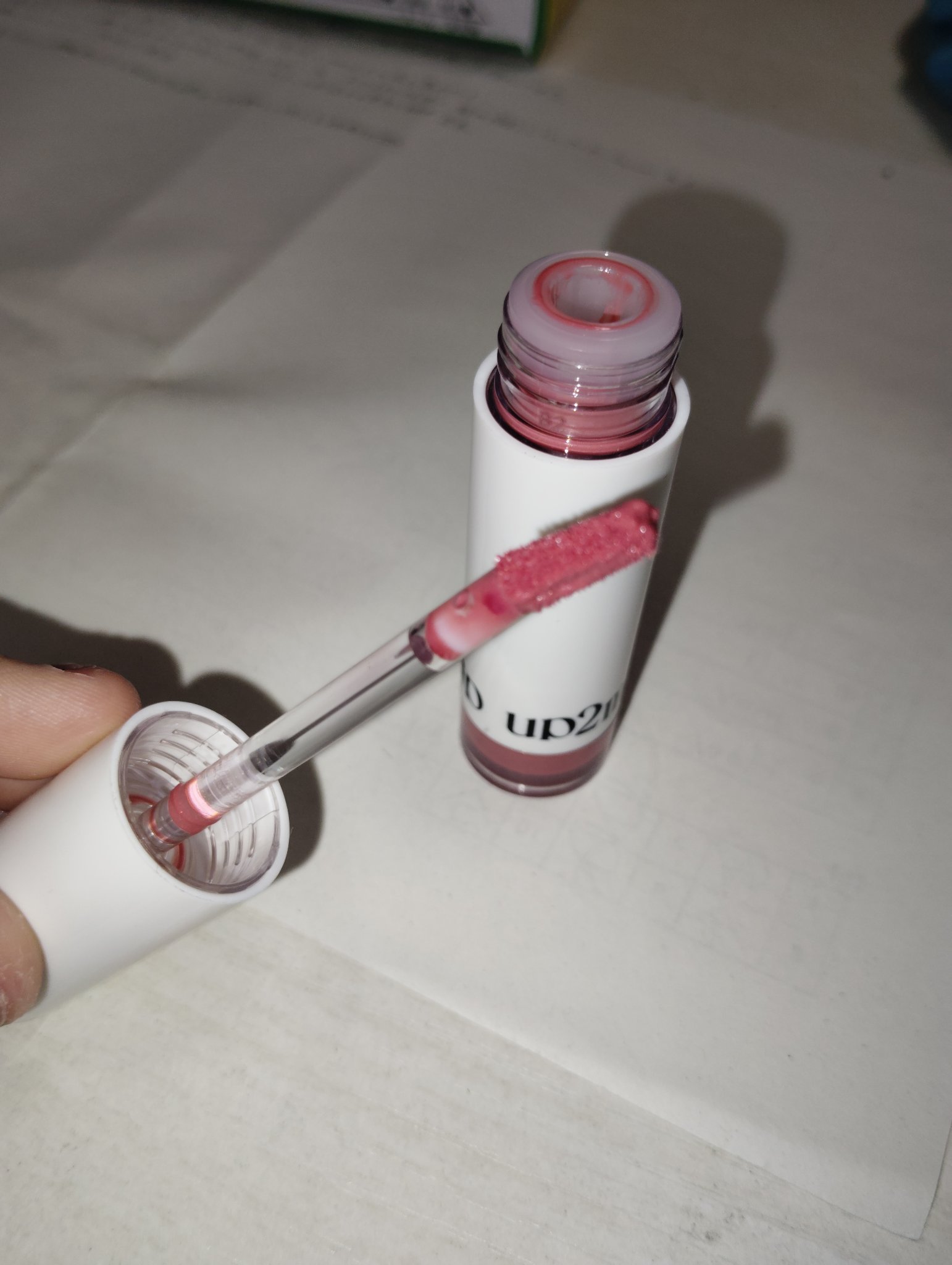 アップトゥーミー　ハグマイリップ　カラーロックプランパー/up2me/リッププランパーを使ったクチコミ（1枚目）