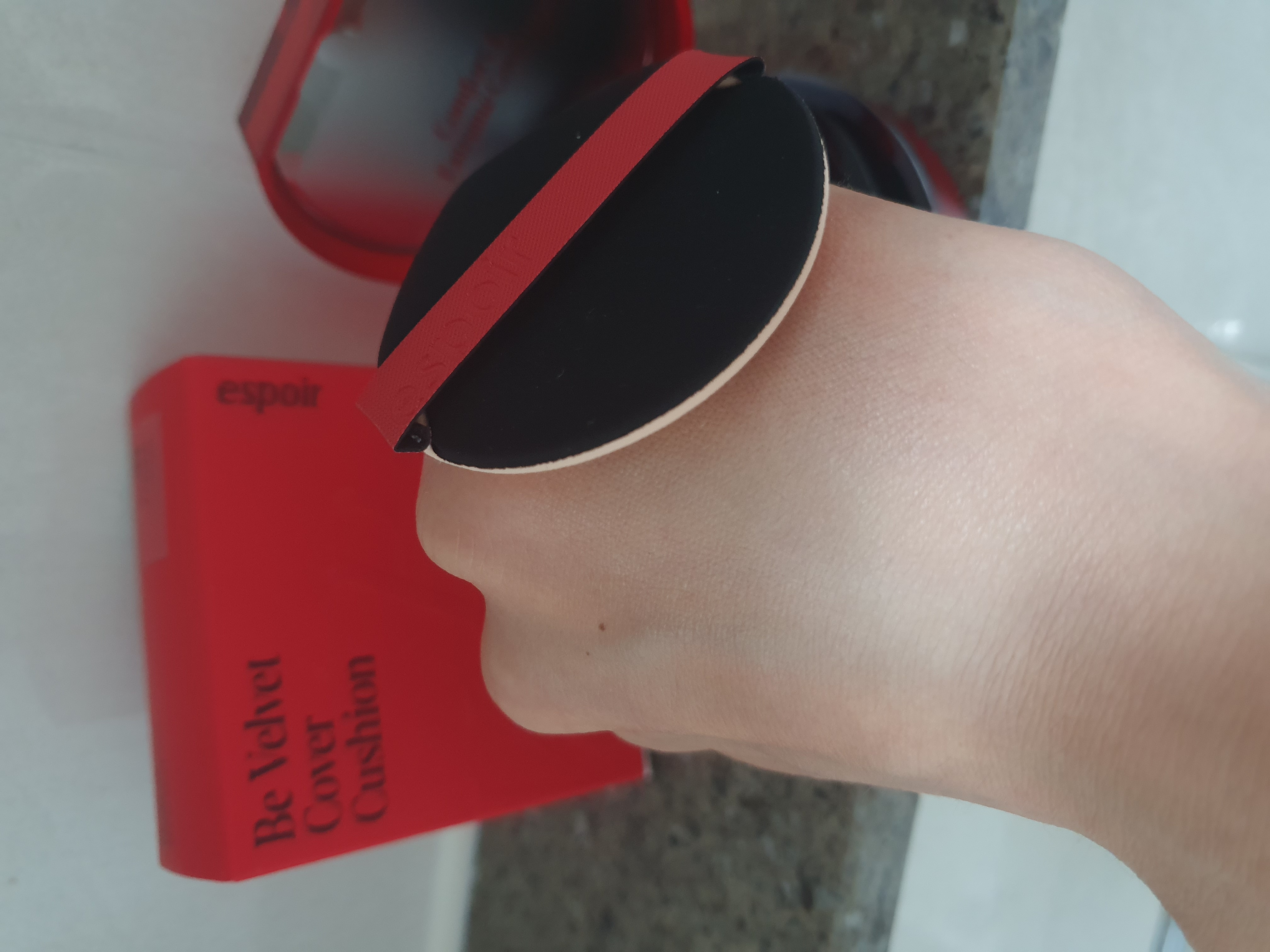 ビーベルベットカバークッション/espoir/クッションファンデーションを使ったクチコミ（3枚目）