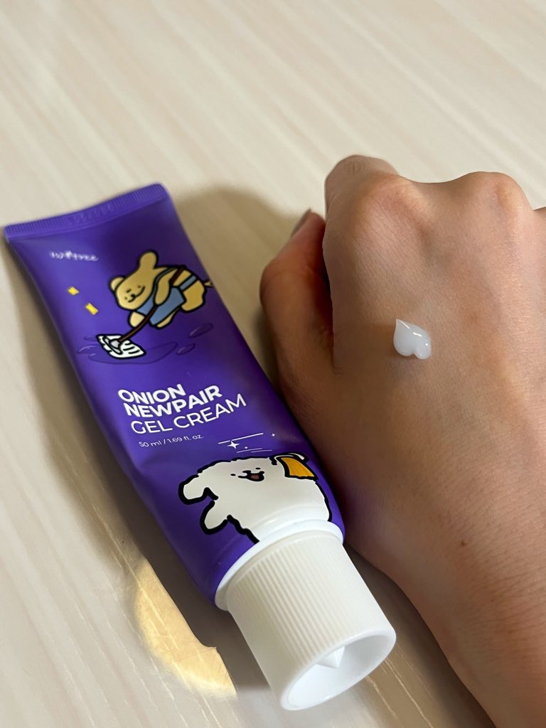 オニオン ニューペア ゲルクリーム/Isntree/フェイスクリームを使ったクチコミ（2枚目）