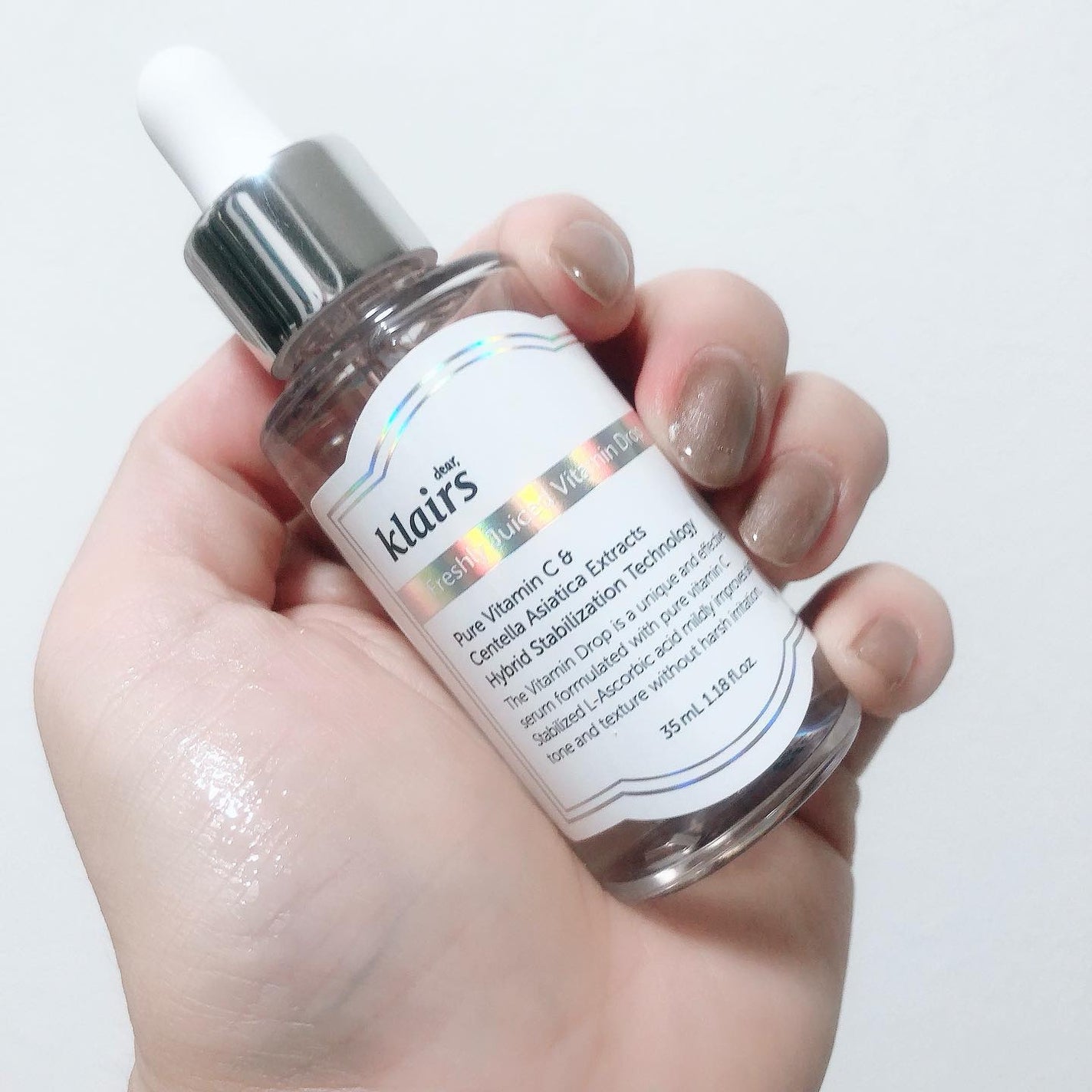 フレッシュリージュースドビタミンドロップ(35ml)/Klairs/美容液を使ったクチコミ(2枚目)