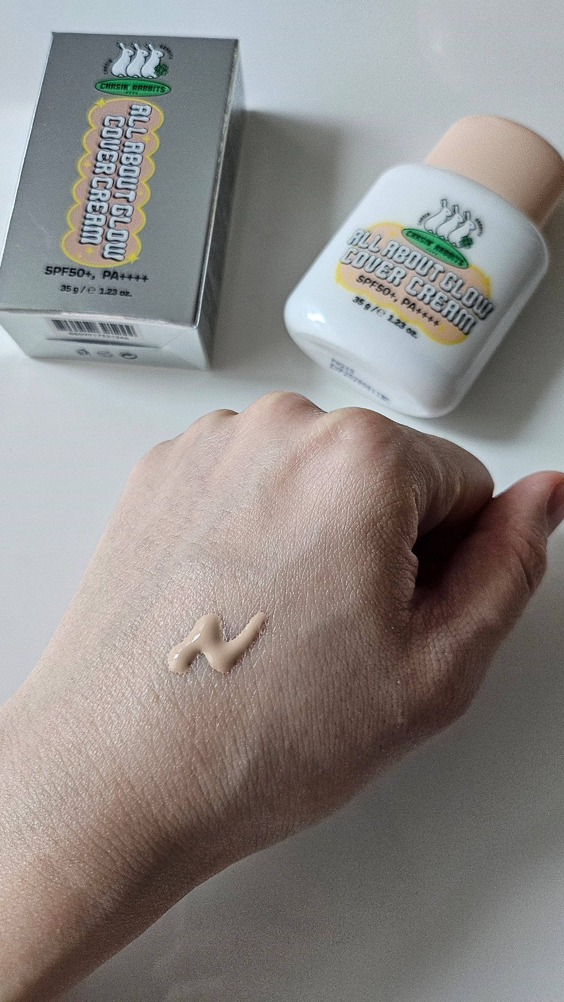 オールアバウトグロウカバークリーム/CHASIN'RABBITS/日焼け止めクリームを使ったクチコミ（2枚目）