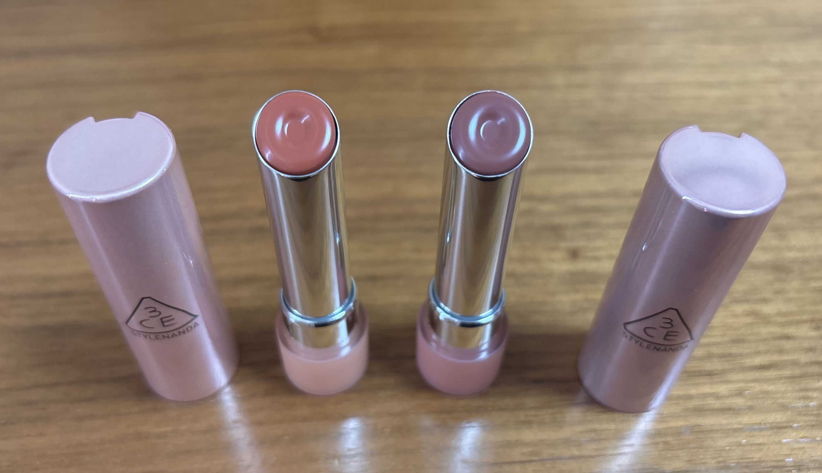 3CE グレイジーリップグロウ #32 ピーチフィリング/3CE/リップグロスを使ったクチコミ（3枚目）