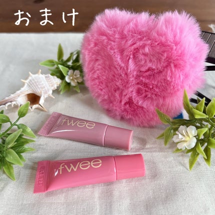 フィー リップアンドチーク ブラーリープリンポット/fwee/口紅を使ったクチコミ(5枚目)