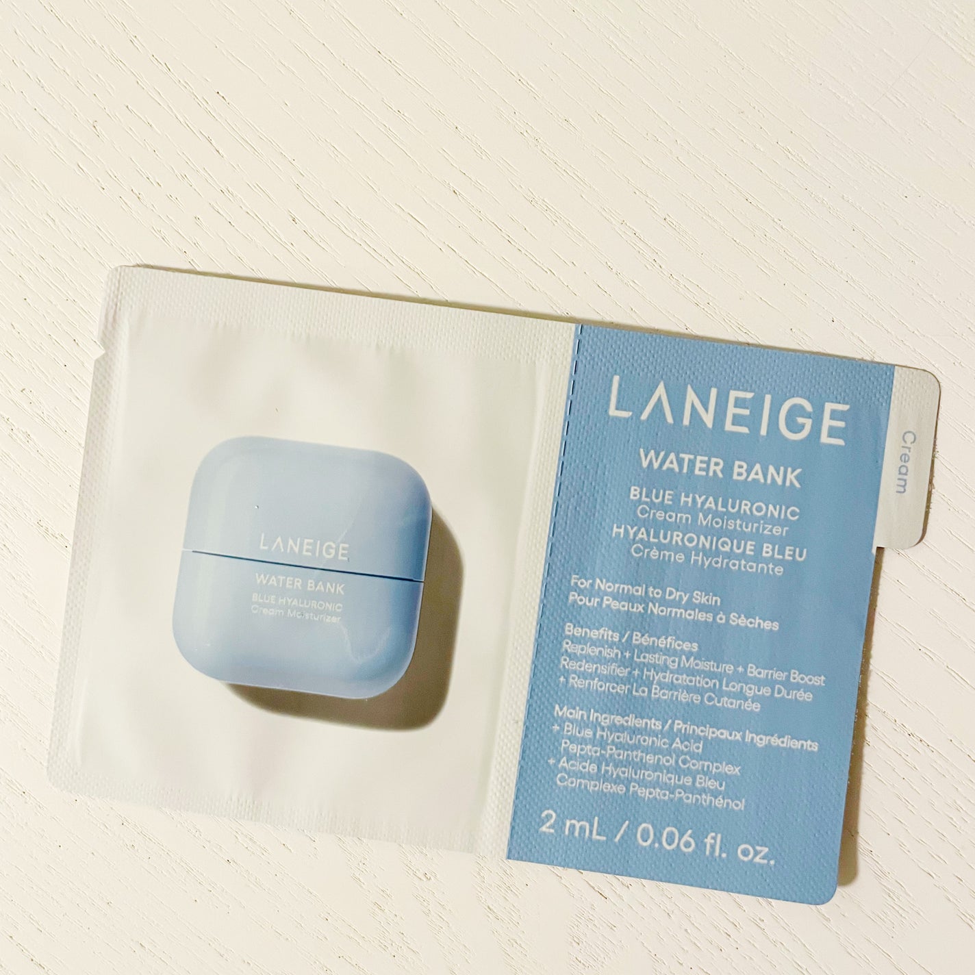 ウォーターバンク クリーム (乾燥肌用)/LANEIGE/フェイスクリームを使ったクチコミ(1枚目)