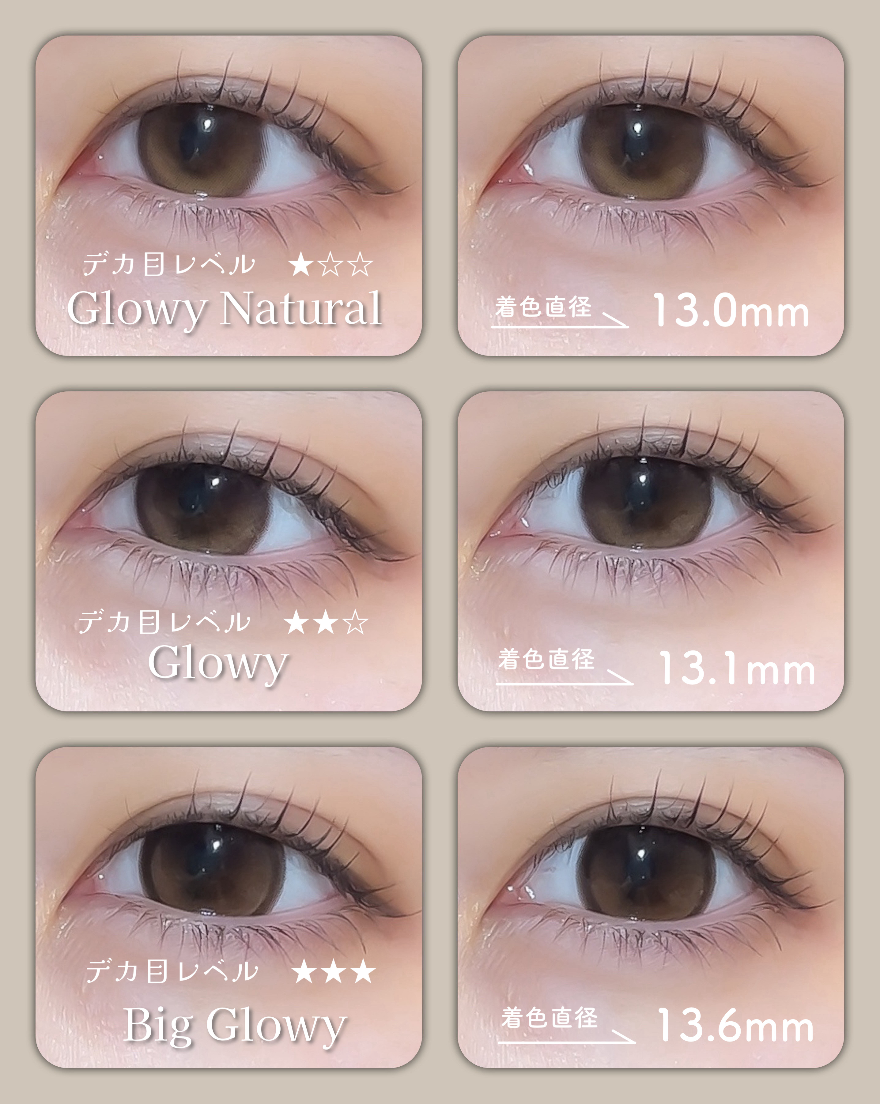 ビッグ グローイ 1Month/OLENS/１ヶ月（１MONTH）カラコンを使ったクチコミ（2枚目）