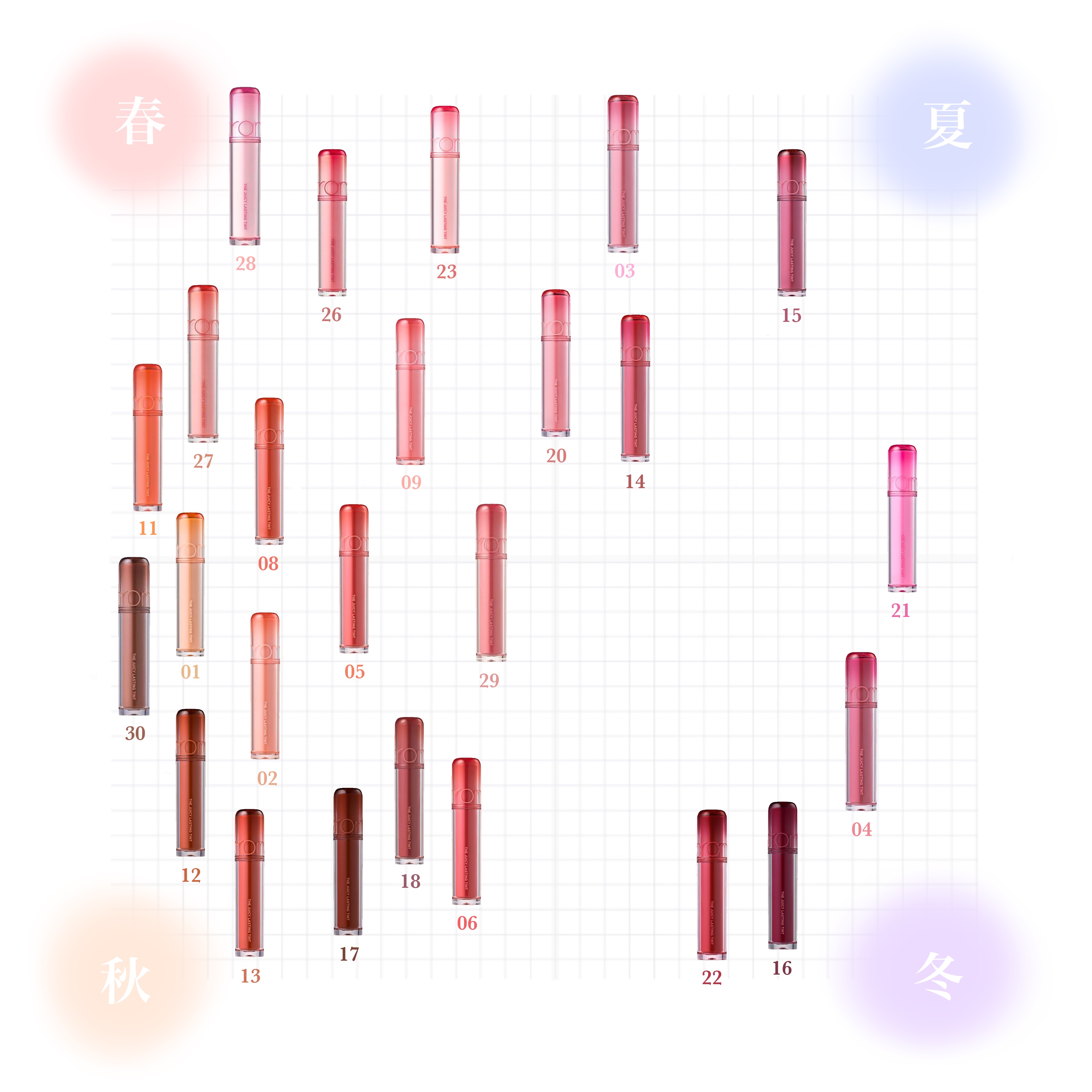 ザ ジューシーラスティングティント 11 パパイヤジャム/rom&nd/リップティントを使ったクチコミ（1枚目）