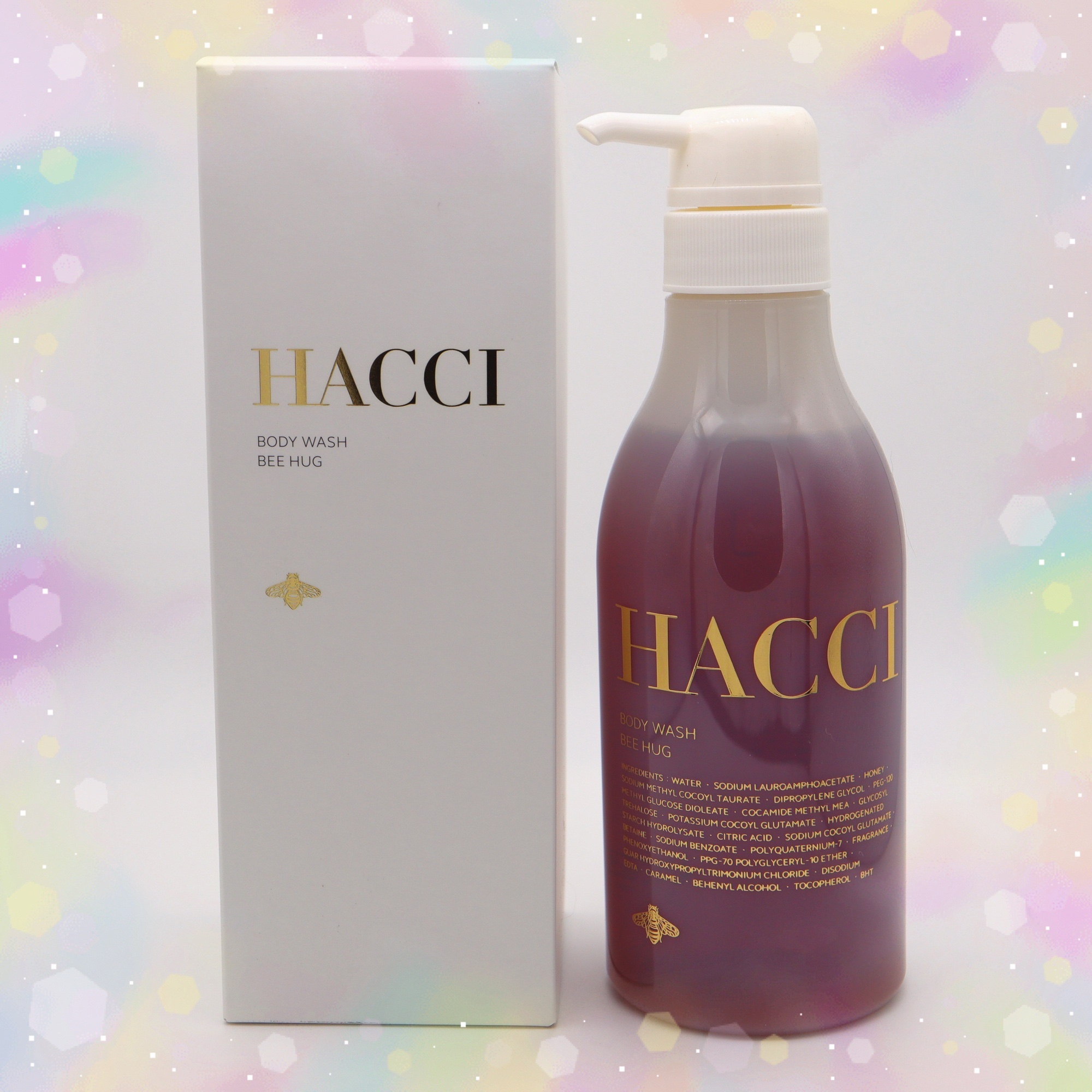 ボディウォッシュ BEE HUG 385mL/HACCI/ボディソープを使ったクチコミ（1枚目）