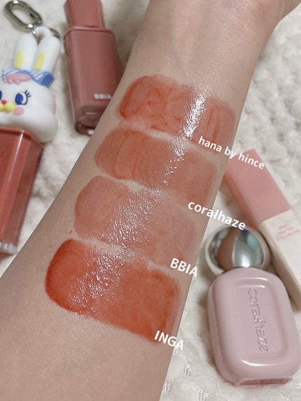 ウォーターグローリップティント/INGA/リップティントを使ったクチコミ(7枚目)