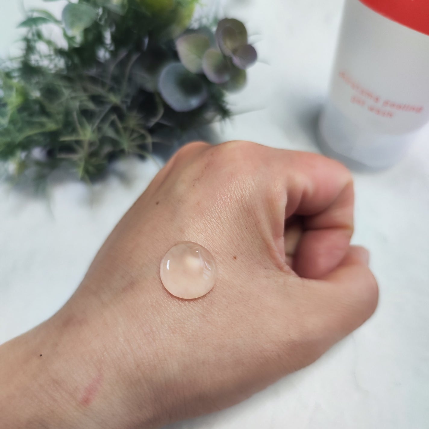 白玉ピーリングジェル洗顔/Lalaskin/その他洗顔料を使ったクチコミ(3枚目)