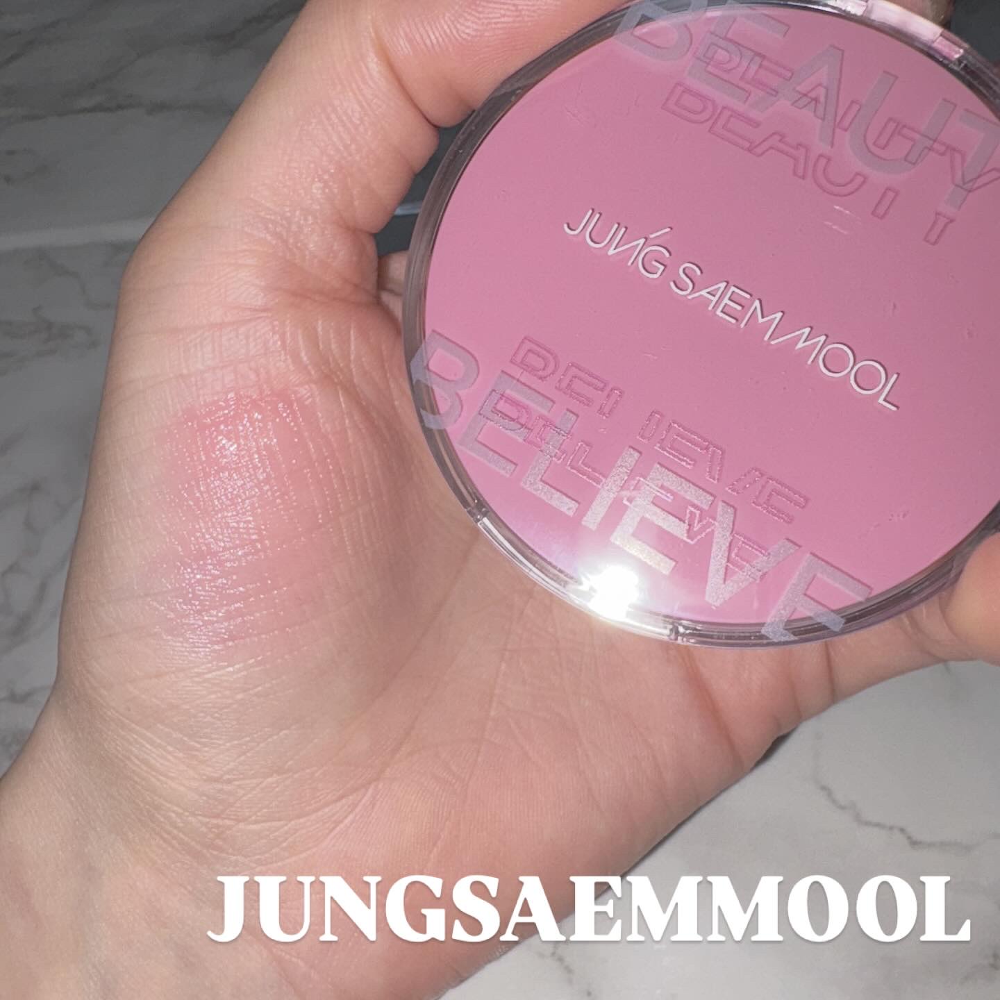 アーティストクッションブラッシュ/JUNG SAEM MOOL/リキッドチークを使ったクチコミ（1枚目）