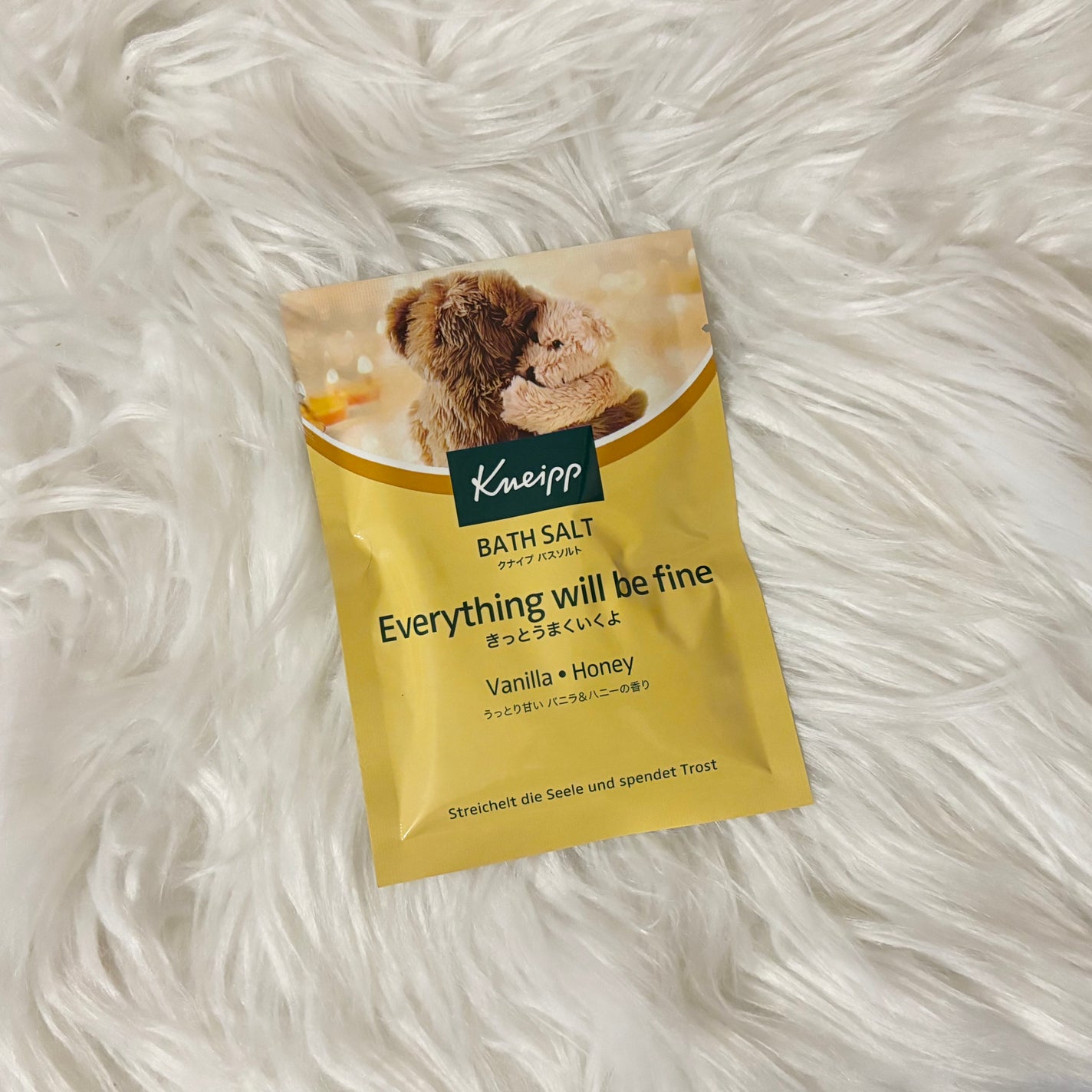 クナイプ バスソルト バニラ&ハニーの香り/クナイプ/無機塩系入浴剤を使ったクチコミ(1枚目)