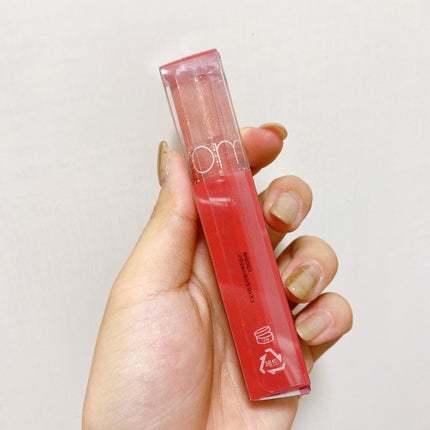 グラスティングカラーグロス/rom&nd/リップグロスを使ったクチコミ(5枚目)