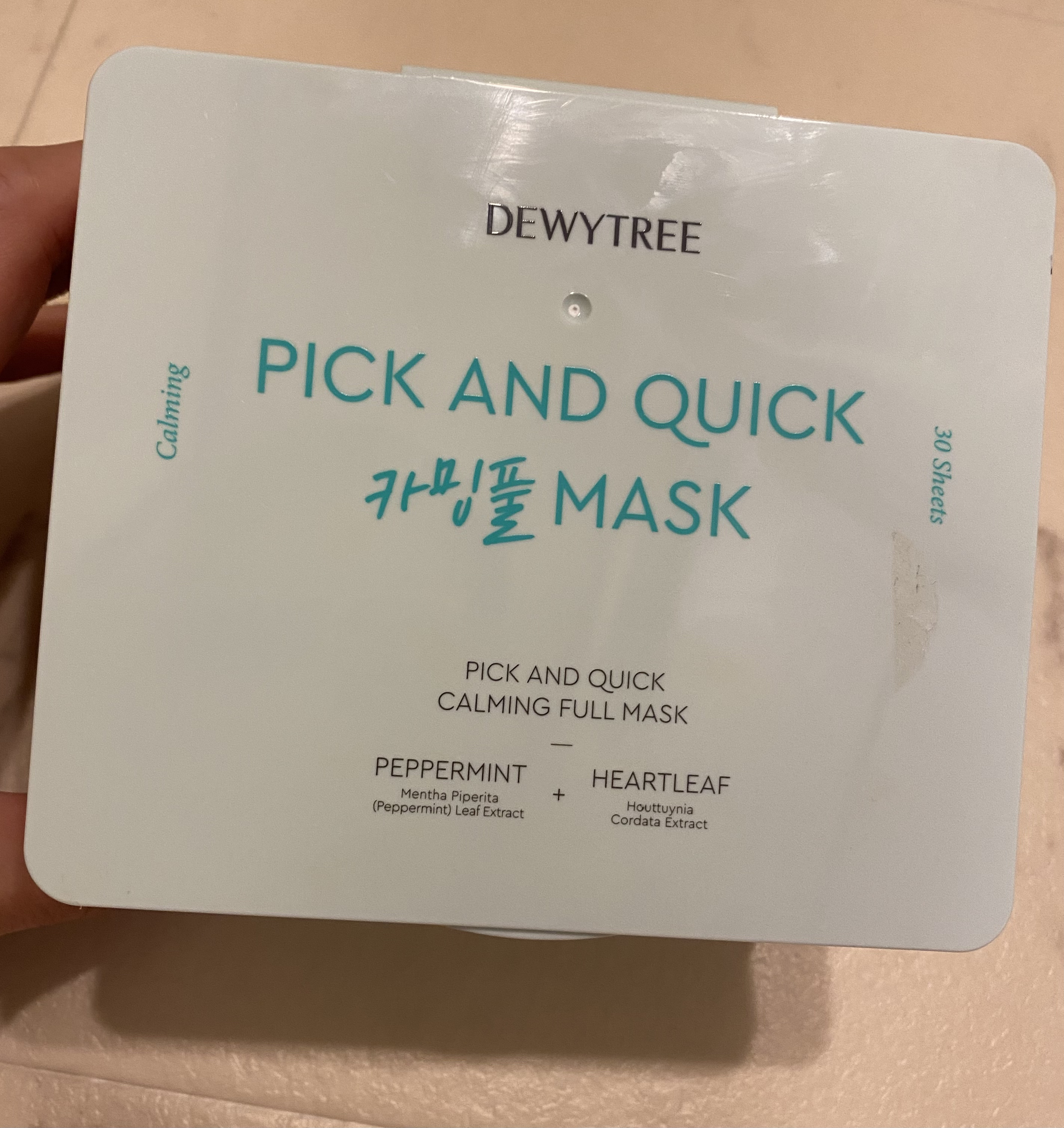 ピック&クイックマスク　カーミングフルマスク/DEWYTREE/シートマスク・パックを使ったクチコミ（1枚目）