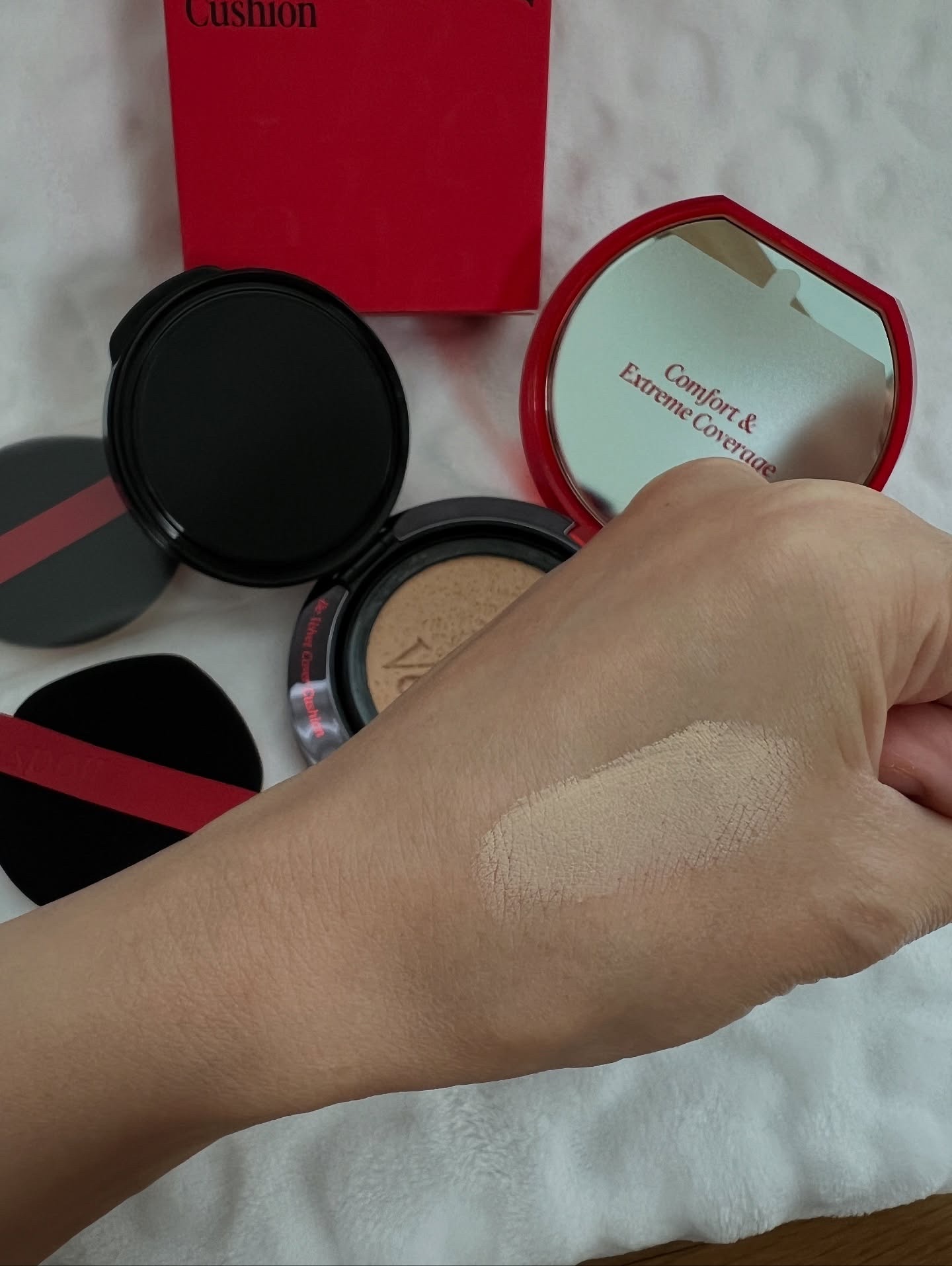 ビーベルベットカバークッション/espoir/クッションファンデーションを使ったクチコミ（2枚目）