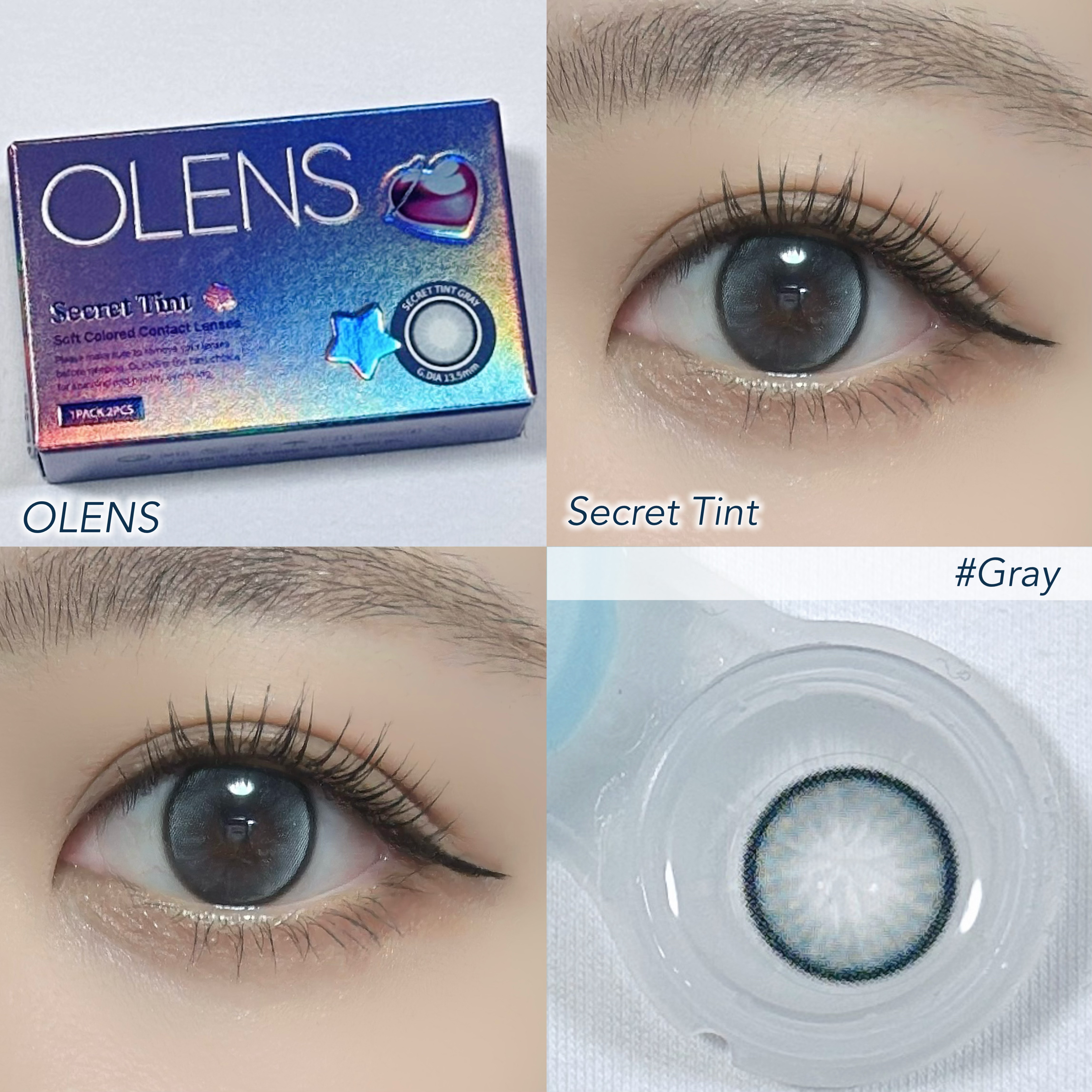 secret tint/OLENS/１ヶ月（１MONTH）カラコンを使ったクチコミ（1枚目）