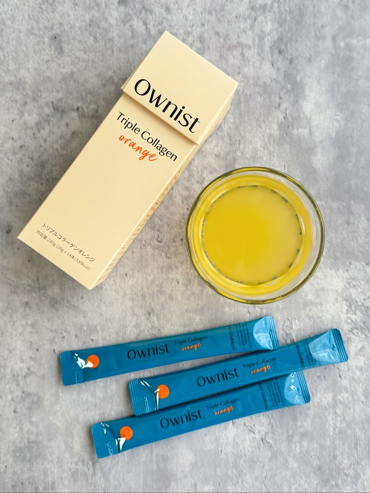 トリプルコラーゲン オレンジ/Ownist/美容サプリメントを使ったクチコミ（1枚目）