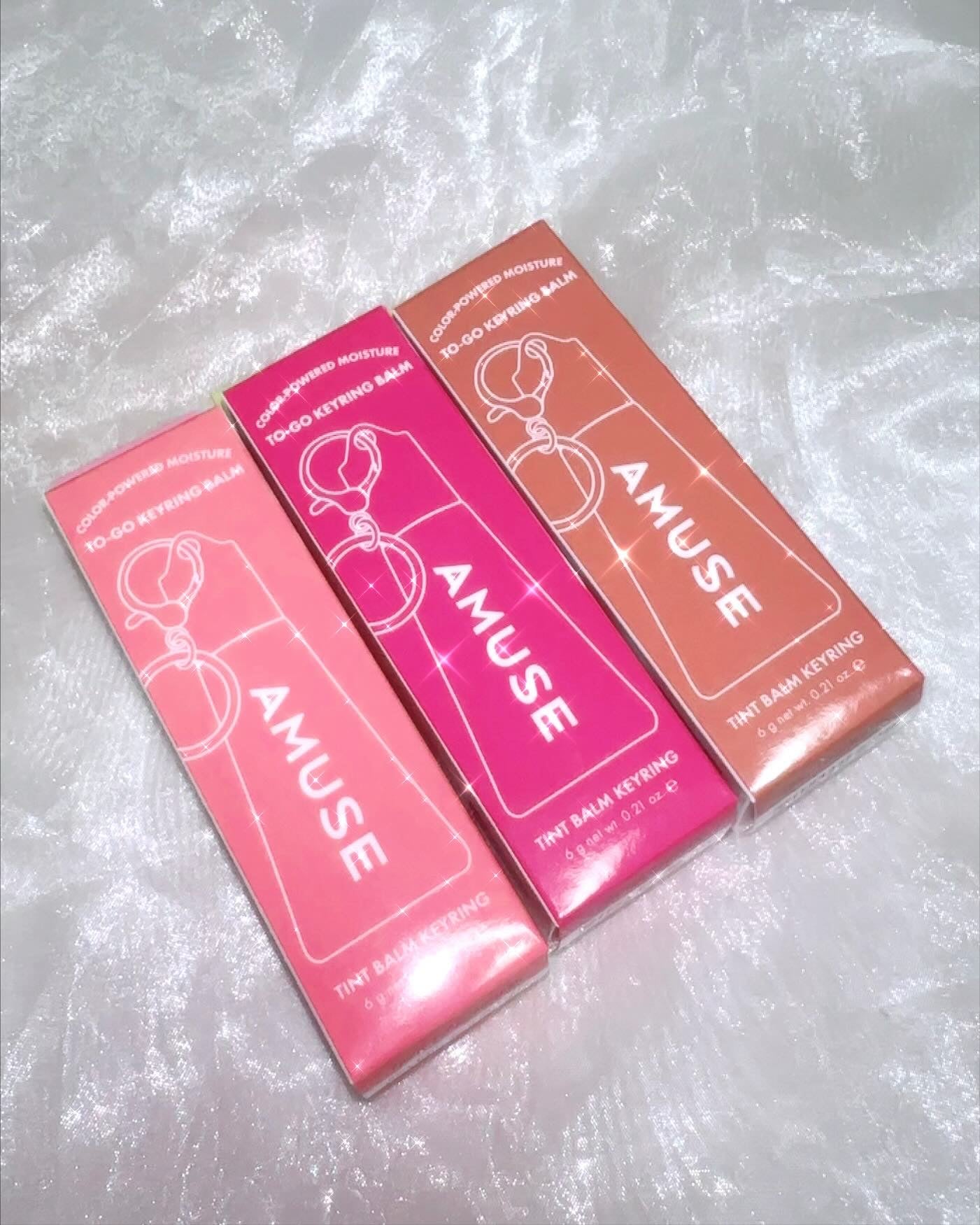 ケア/ティントバームキーリング/AMUSE/リップグロスを使ったクチコミ(6枚目)