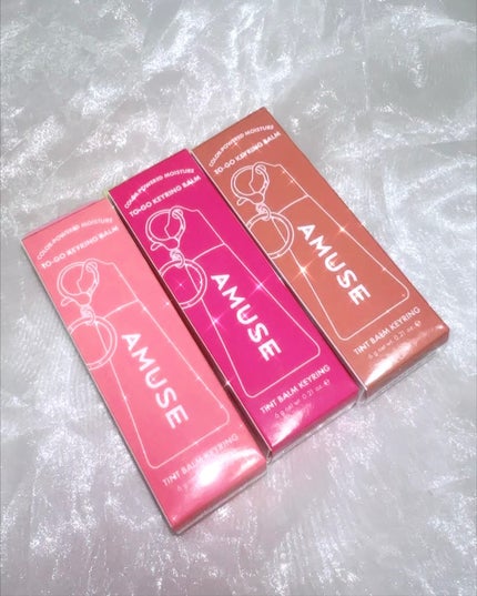 ケア/ティントバームキーリング/AMUSE/リップグロスを使ったクチコミ(6枚目)