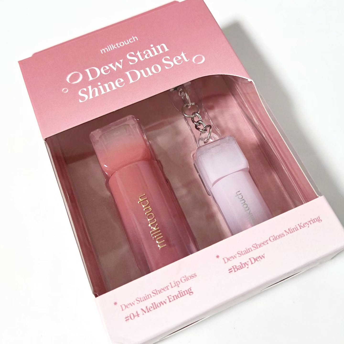 デューステインシャインデュオセット/Milk Touch/リップグロスを使ったクチコミ（2枚目）