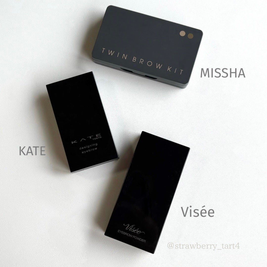 ケイト デザイニングアイブロウ3D/KATE/パウダーアイブロウを使ったクチコミ(4枚目)