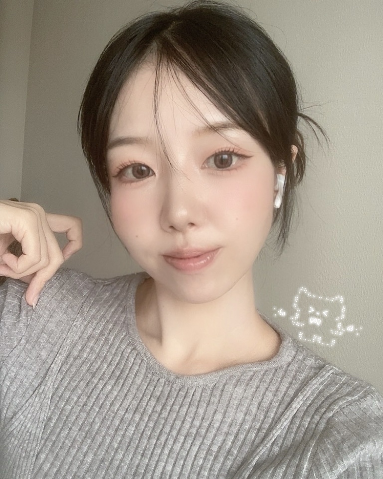 MOLAK 1month ピーチクラッシュ/MOLAK/１ヶ月（１MONTH）カラコンを使ったクチコミ（2枚目）