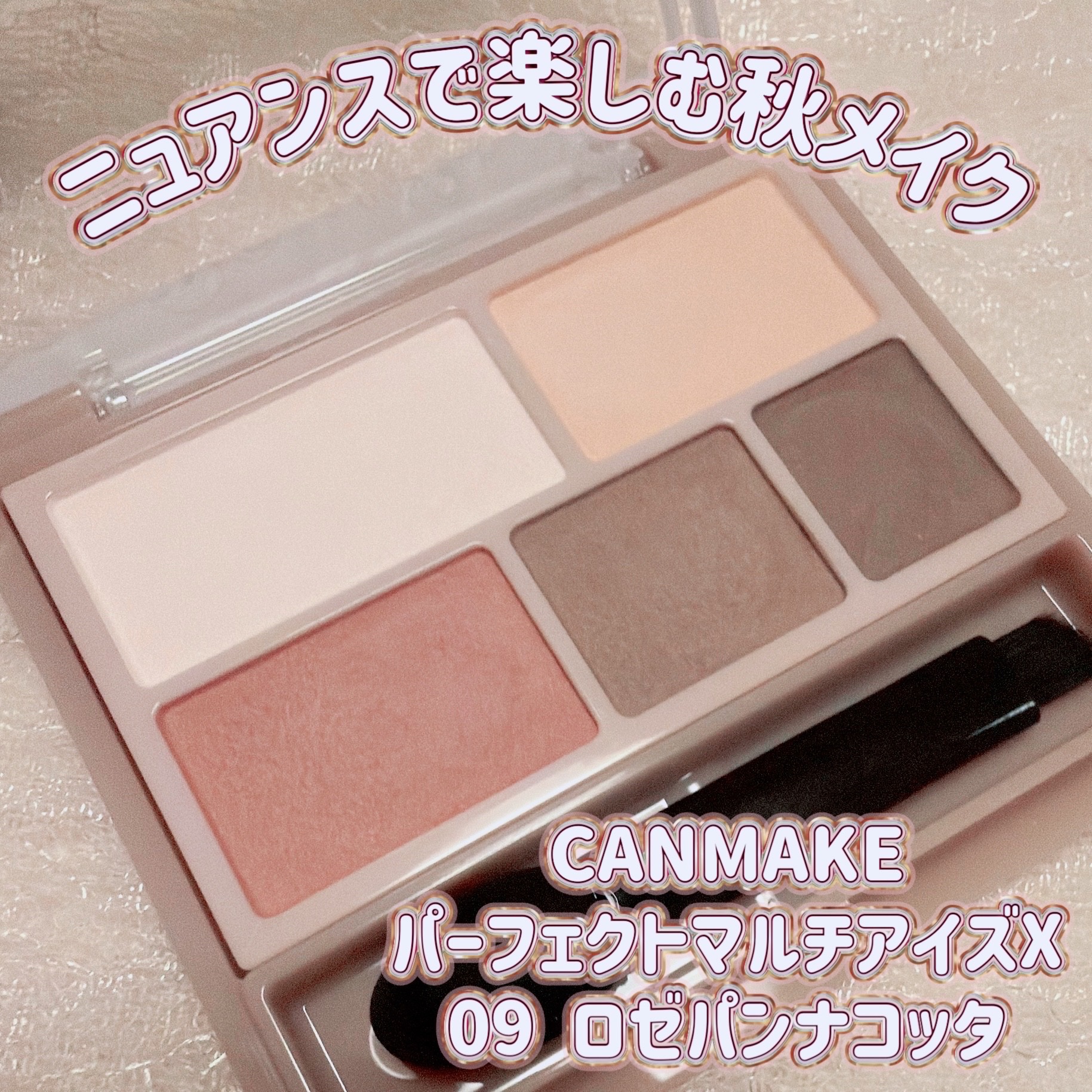 パーフェクトマルチアイズ/キャンメイク/アイシャドウパレットを使ったクチコミ（1枚目）