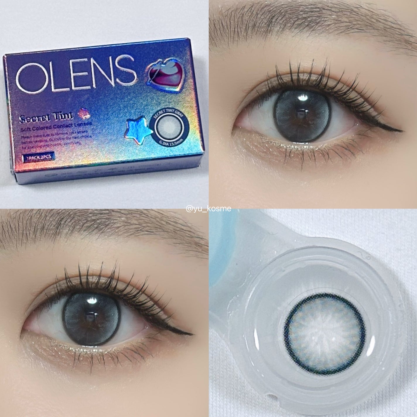 secret tint/OLENS/1ヶ月(1MONTH)カラコンを使ったクチコミ(5枚目)