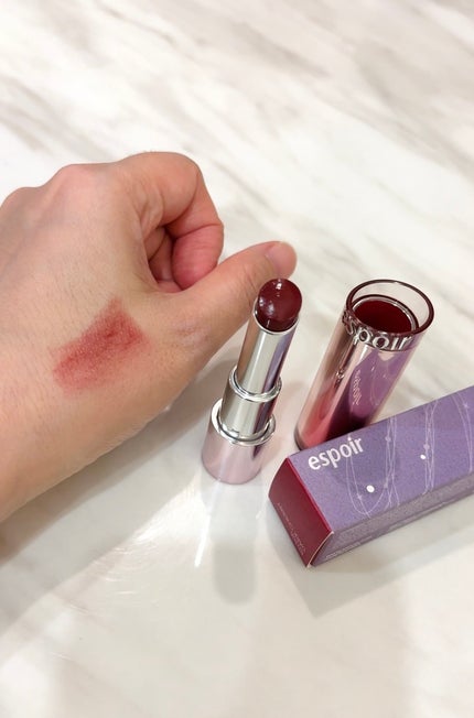 ノーウェアリップスティック バーミンググロー/espoir/口紅を使ったクチコミ(5枚目)