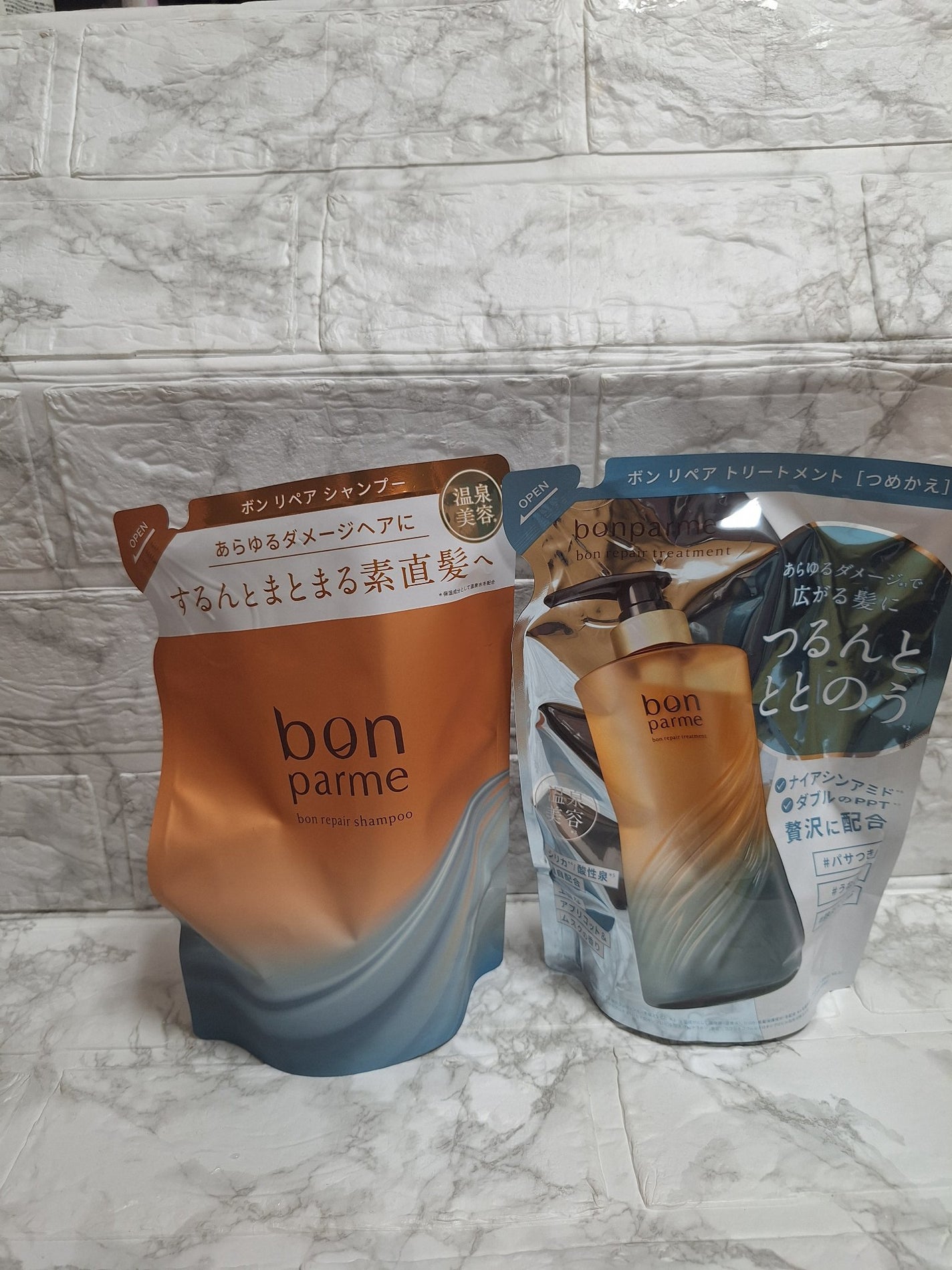 ボンリペア シャンプー/トリートメント/bonparme/シャンプー・コンディショナーを使ったクチコミ(2枚目)