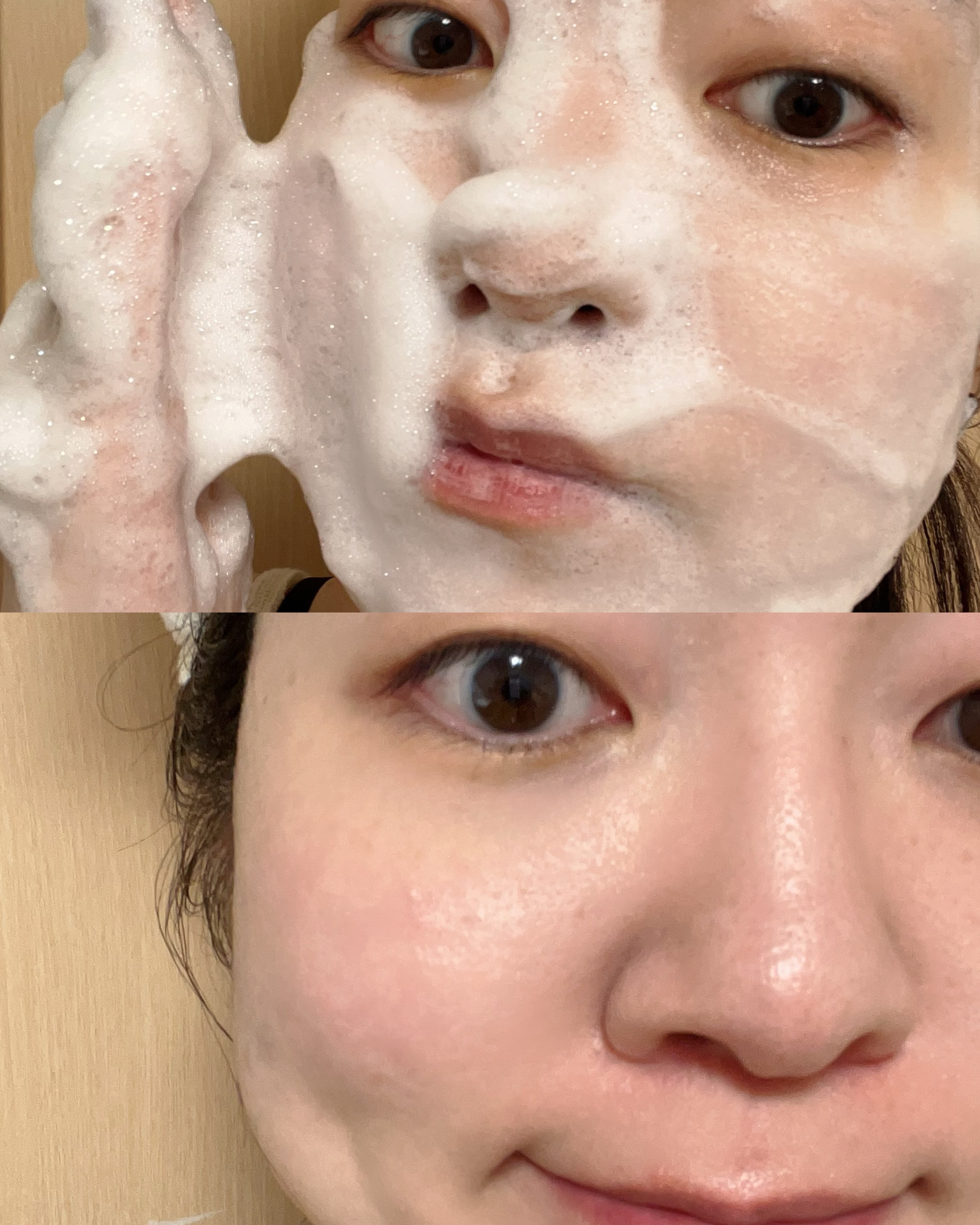 緑豆弱酸性洗顔フォーム/beplain/洗顔フォームを使ったクチコミ（3枚目）