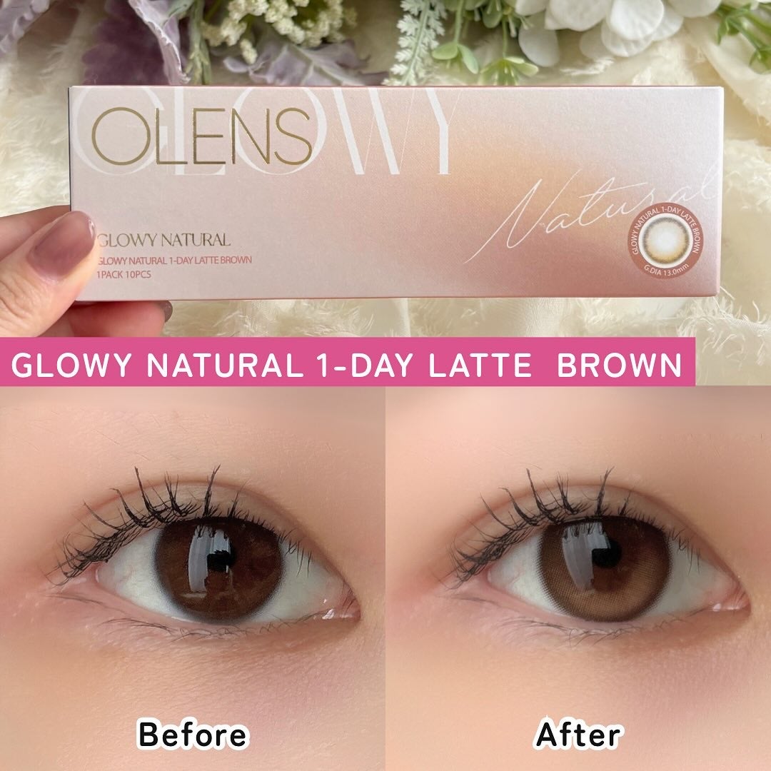 Glowy 1day/OLENS/ワンデー(1DAY)カラコンを使ったクチコミ(2枚目)