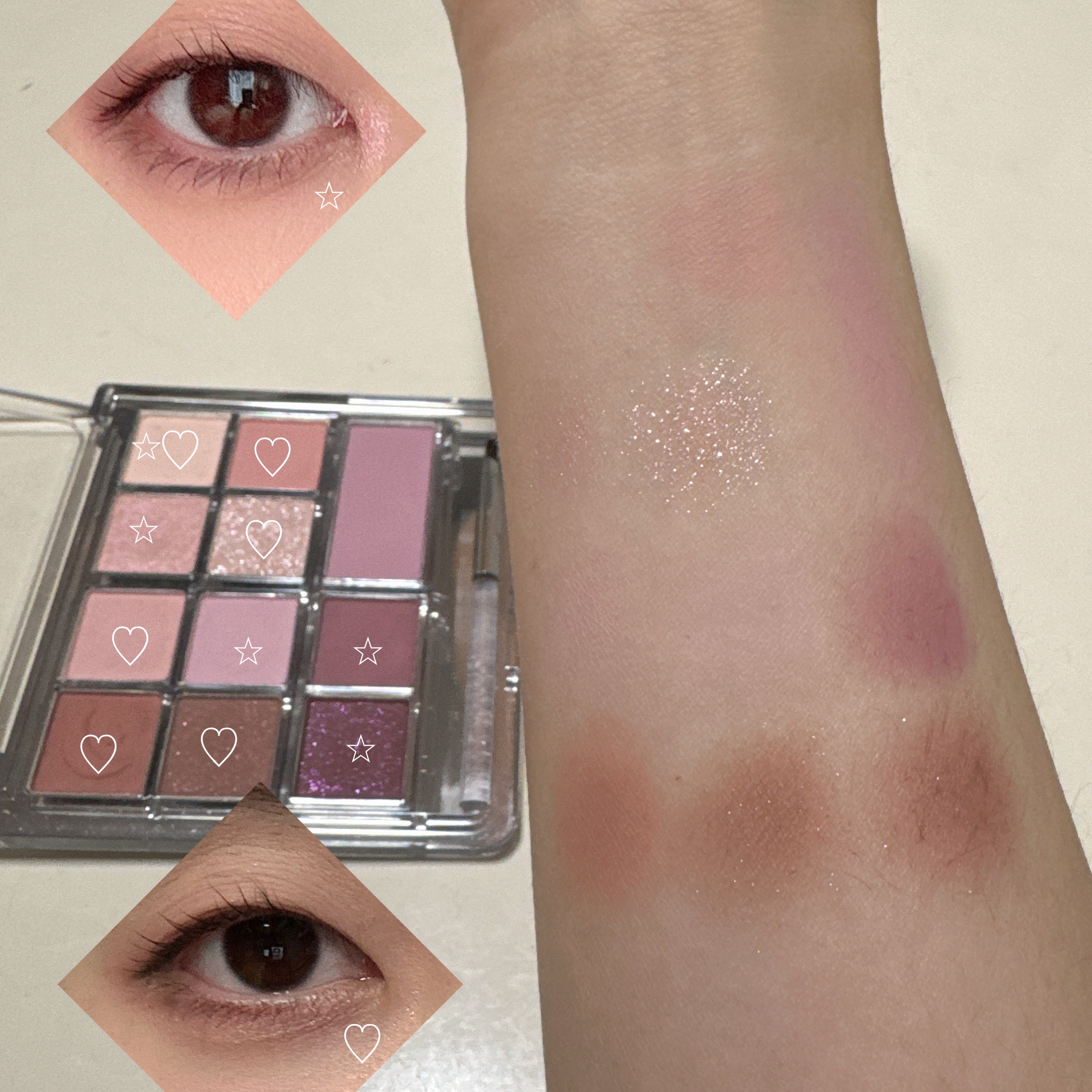 マイベストトーンアイパレット/ETUDE/アイシャドウパレットを使ったクチコミ（2枚目）