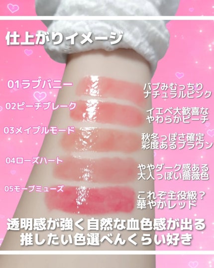 ボリューミングカラーグロス/CandyDoll/リップグロスを使ったクチコミ(4枚目)