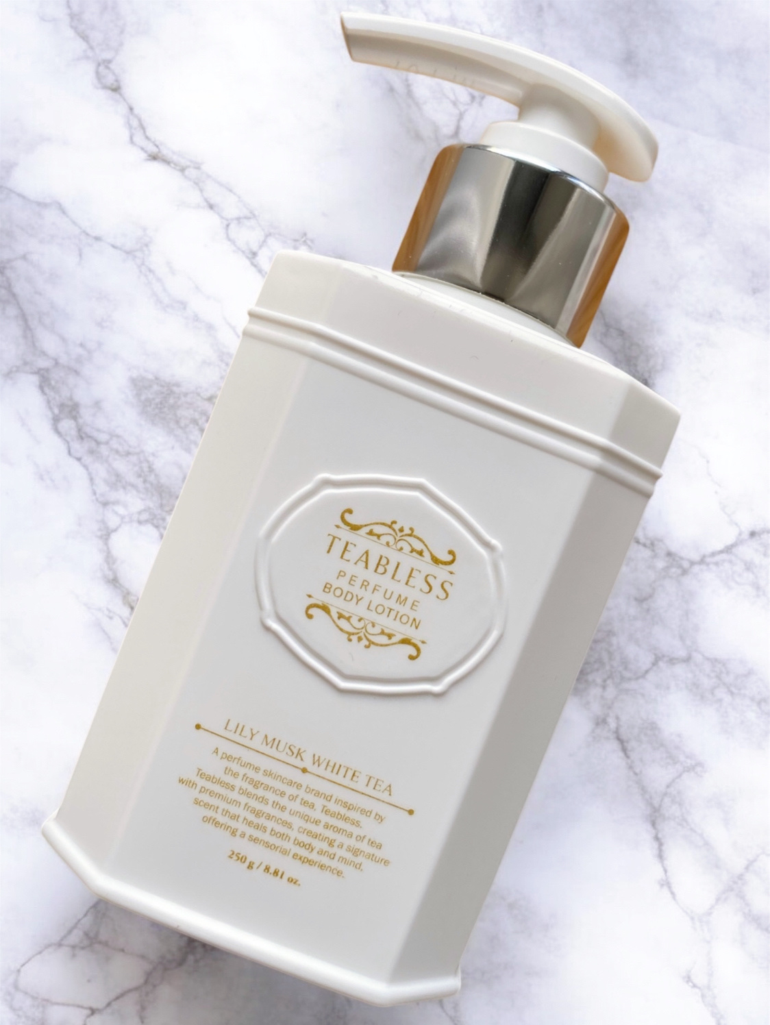 パフュームボディローション リリィムスクホワイトティー/TEABLESS/ボディローションを使ったクチコミ（1枚目）